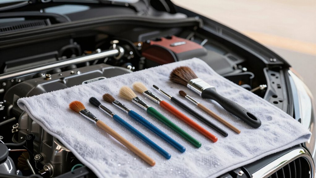best engine detailing brush kits