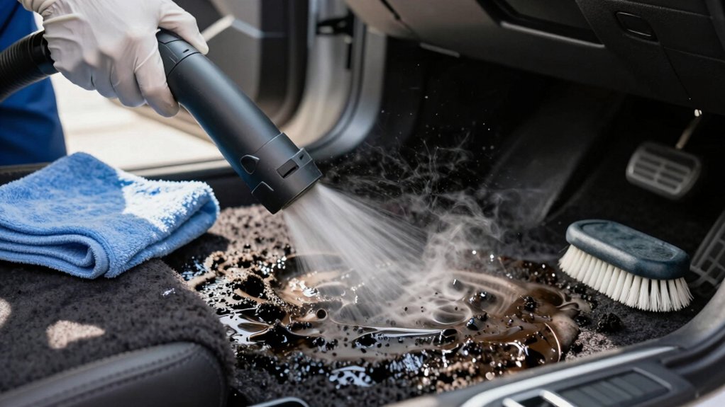 car carpet deep cleaning steps