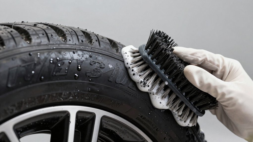 cleaning tire sidewalls properly