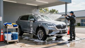exterior wash workflow checklist