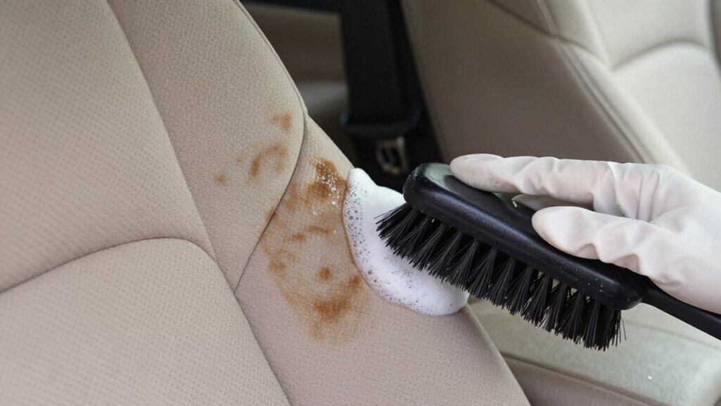remove stains from upholstery car